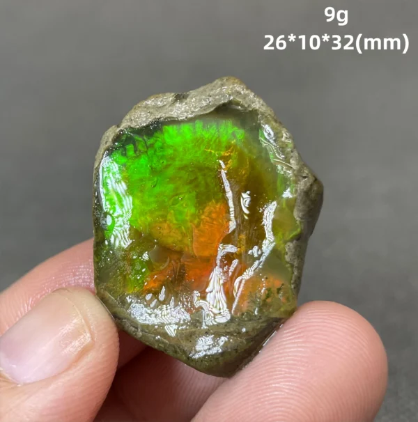 BEST COLOR! 9g natural rare color Ethiopia water Opal gem mineral specimen stones and crystals healing crystals quartz 1